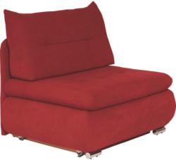 Schlafsessel in Textil Rot