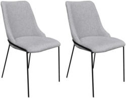 Stuhl-Set Carina 2-er Set Grau