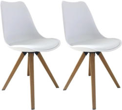 Stuhl-Set Kaja 2-er Set Weiß