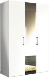 Drehtürenschrank in Weiß