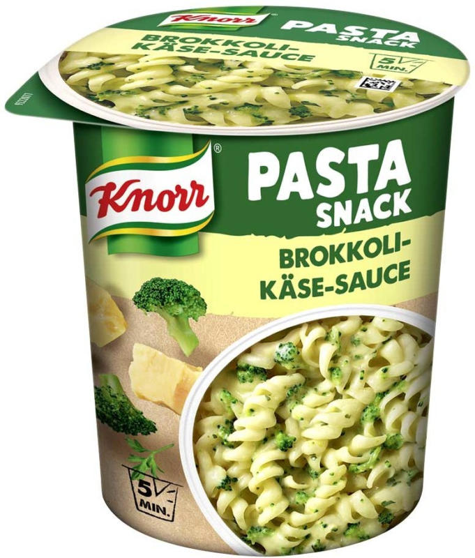 Knorr Pasta Snack versch. Sorten, jeder Becher