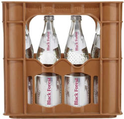 Black Forest Still oder Medium 12 x 0,7 Liter, jeder Kasten