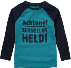 Jungen Langarmshirt mit Message-Print