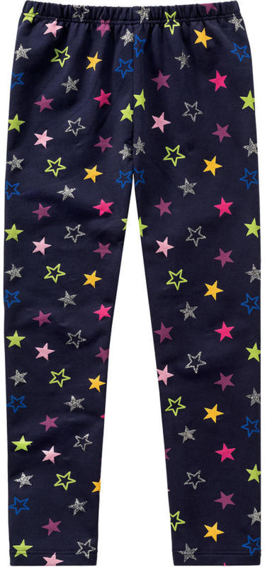 Mädchen Sweatleggings mit Sternchen-Print
