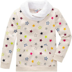 Mädchen Sweatshirt mit buntem Sternen-Print