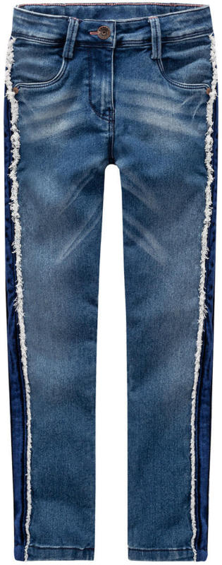 Mädchen Skinny-Jeans mit Galonstreifen