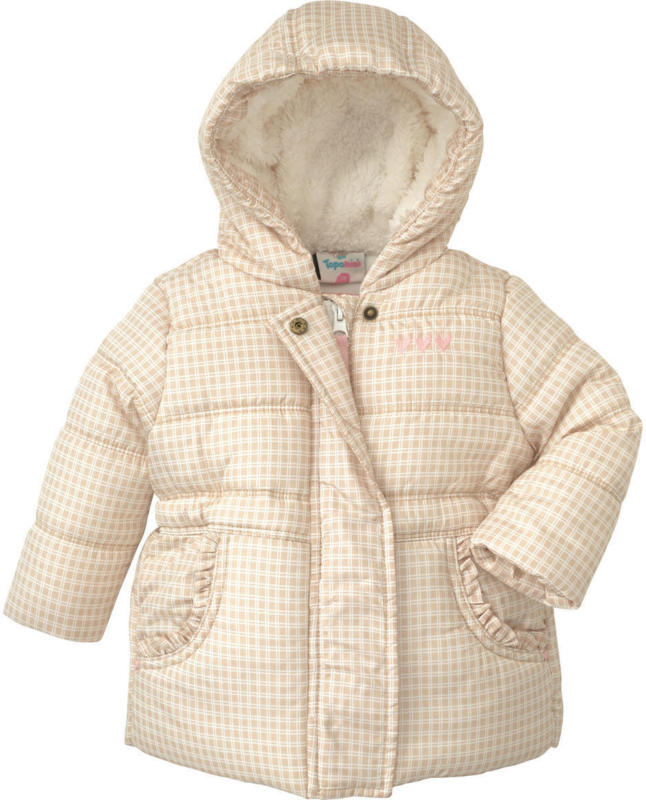 Baby Winterjacke mit Teddyplüsch