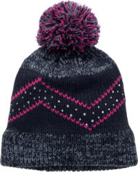 Mädchen Strickmütze mit Pompon