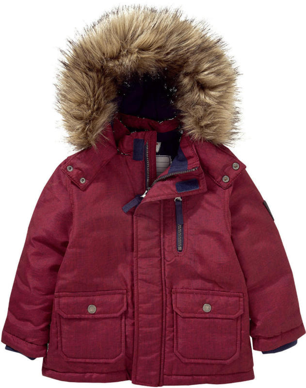 Jungen Winterjacke mit Fellimitat