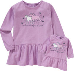 Mädchen Langarmshirt mit Puppen-Shirt im Set