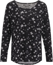 Damen Langarmshirt mit Sternen-Print