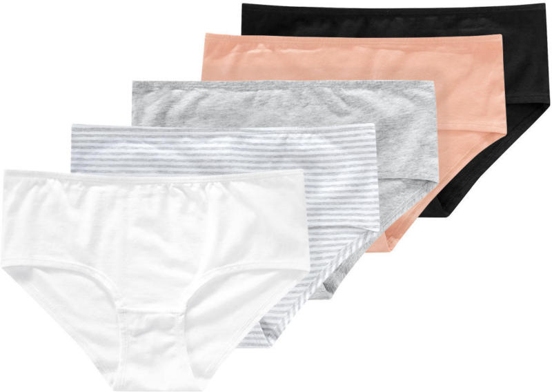 5 Damen Pantys mit hohem Baumwoll-Anteil