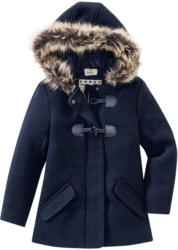 Mädchen Dufflecoat mit Knebelknöpfen