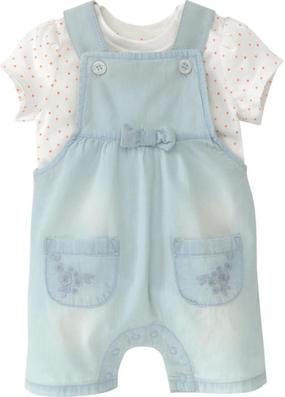 Newborn Latzhose und T-Shirt im Set
