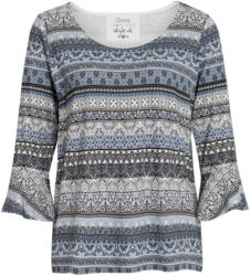 Damen Shirt mit Bordürendruck