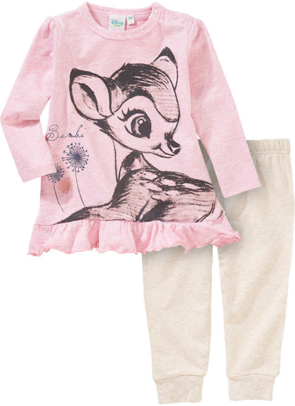 Bambi Schlafanzug mit Rüschen