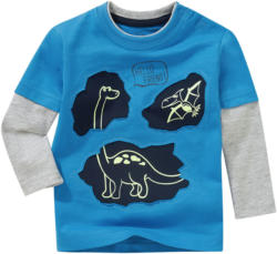 Baby Langarmshirt mit Glow-in-the-Dark-Effekt
