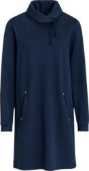 Damen Sweatkleid mit Schalkragen