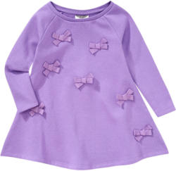 Mädchen Sweatkleid mit Schleifen