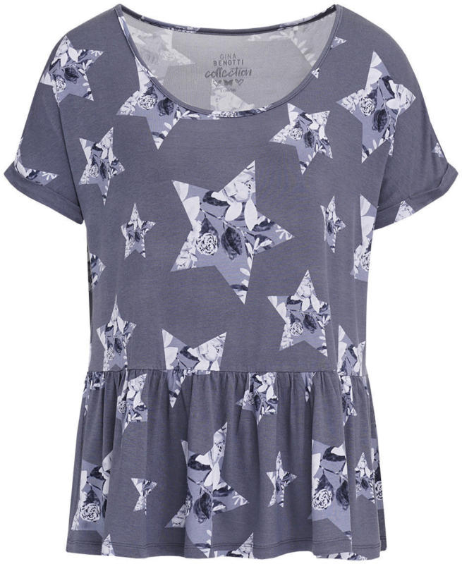 Damen T-Shirt mit Allover-Print