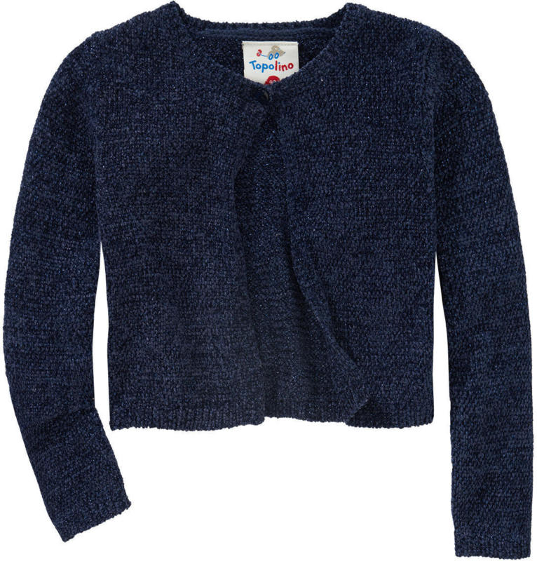 Mädchen Bolero mit Effektgarn