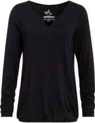 Damen Langarmshirt mit Glitzerdetail