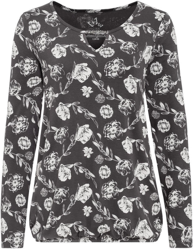 Damen Langarmshirt mit Glitzerdetail