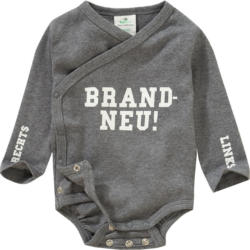 Newborn Wickelbody mit Message-Print
