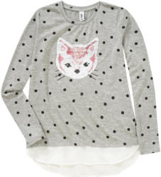 Mädchen Pullover mit Katzen-Motiv