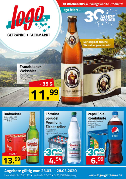 Logo Getränkemarkt ⭐ Alle Prospekte in Norderstedt online Handelsangebote