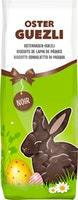 Biscuits de lapin de Pâques avec chocolat