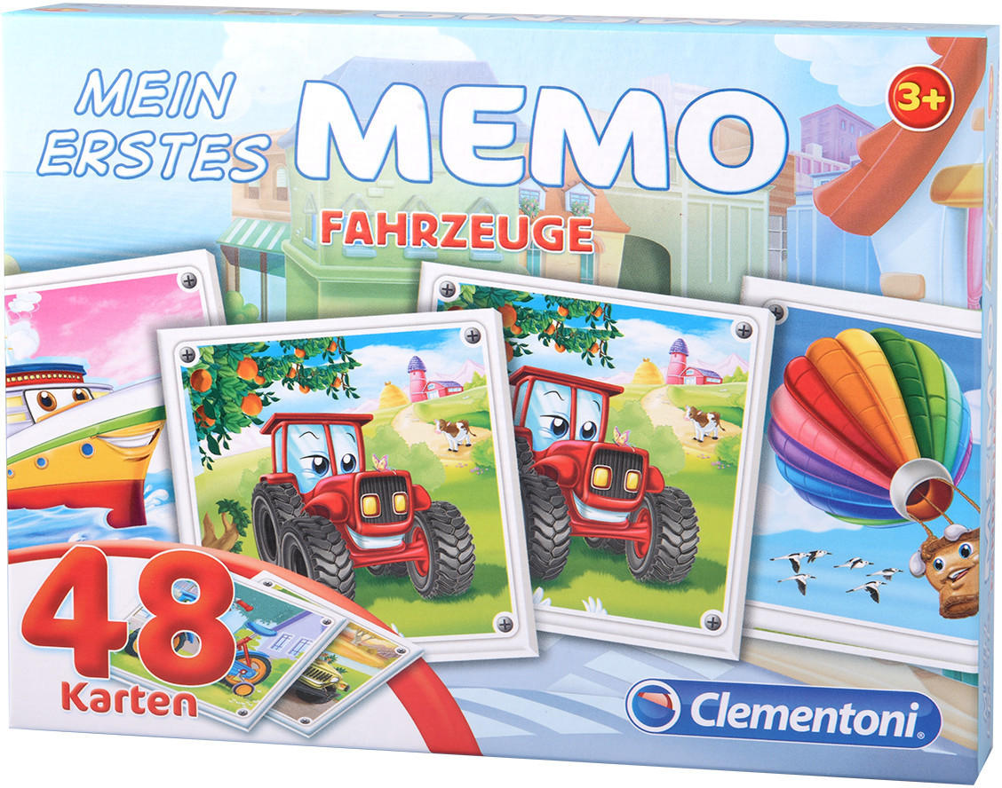 Fahrzeuge Memo mit 48 Karten nur € 4,99 statt € 6,99 Fahrzeuge Memo mit 48 Karten | Ernsting's family