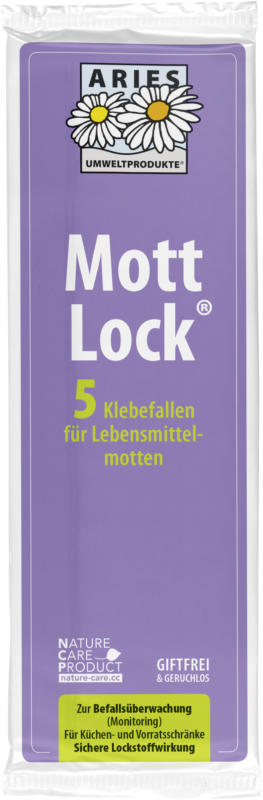 Mottlock Klebefallen