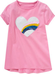 Mädchen T-Shirt mit Wendepailletten