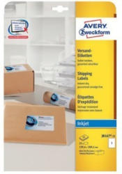 AVERY ZWECKFORM Versandetiketten J8167-25 199,6 x 289,1 mm 25 Blatt weiß