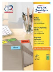 AVERY ZWECKFORM Universal-Etiketten 3450 70 x 37 mm 100 Blatt grün