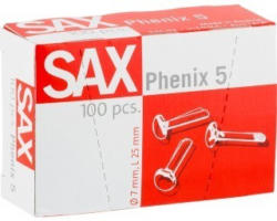 SAX Rundkopfklammern Phenix 5 24 mm aus Messing 100 Stück