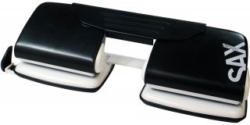 SAX Design Doppellocher 300 für 15 Blatt schwarz