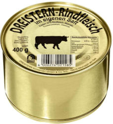 Rindfleisch oder Schweinefleisch versch. Sorten, jede 400-g-Dose
