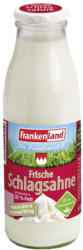 Frankenland Schlagsahne 32 % Fett, jede 500-ml-Flasche (+ 0,15 Pfand)