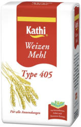 Kathi Weizenmehl Type 405, jede 1-kg-Packung