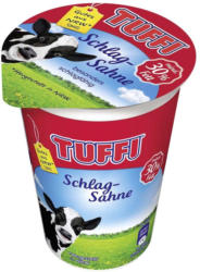 Tuffi Schlagsahne 30% Fett, jeder 250-g-Becher