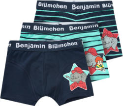 3 Benjamin Blümchen Retroboxer im Set