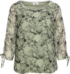 Damen Schlupfbluse mit floralem Allover-Print