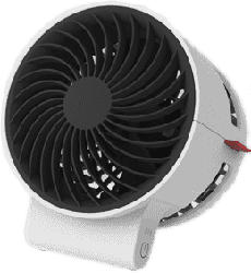 Tischventilator 20cm Weiss 45982 F100