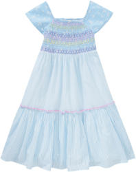 Mädchen Kleid mit gesmoktem Oberteil (Nur online)