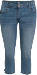 3/4 Damen Slim-Jeans mit Glitzersteinchen