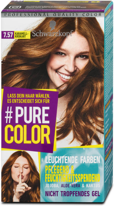 #Pure Color Permanente Gel-Coloration - Nr. 7.57 Karamell-Krokant