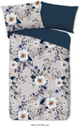 Bettwäsche Denise 140/200cm Weiß/Grau