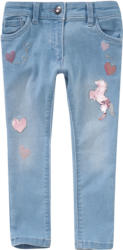 Mädchen Skinny-Jeans mit Wendepailletten